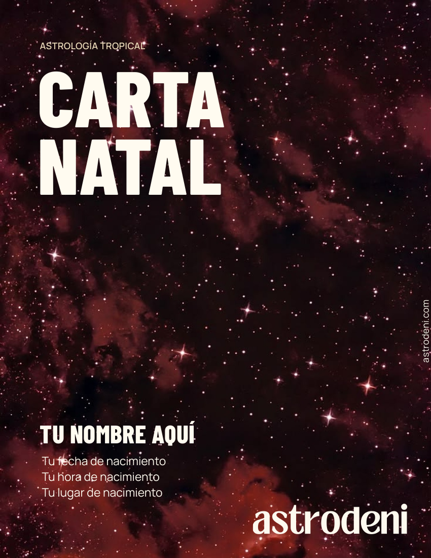 Portada real de Carta Natal de AstroDeni